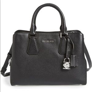 Michael Kors CAMILLE MEDIUM LEATHER SATCHEL